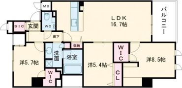 ラヴィーナ奈良の間取り画像