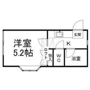 ピースフル黒松駅前(家具家電付)の間取り画像