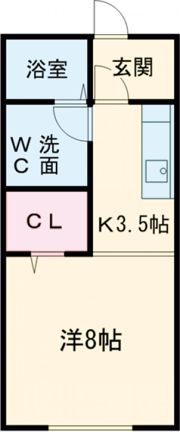 ポプリ春日町の間取り画像