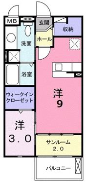 エクセル 杉ノ木の間取り画像