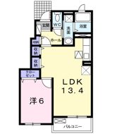 ガーデンプレイス木下の間取り画像