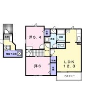 タウン樹Bの間取り画像