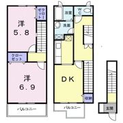 グレイスフル・Bの間取り画像