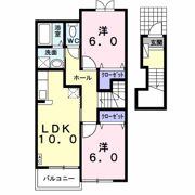 エルカーサAの間取り画像