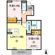 D-ROOM 小町の間取り画像