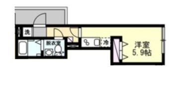 ベイルーム西横濱Ⅰの間取り画像