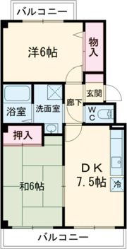 バーベナ光台C棟の間取り画像