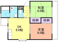 ハイツマンボウの間取り画像