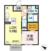 ル ソレイユ湯田の間取り画像