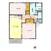 クレセールK Aの間取り画像