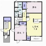 ライスインパクトAの間取り画像