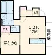 サンサージュ北原の間取り画像