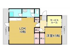 オアシス中曽根の間取り画像