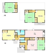 高丘北1丁目清水様貸家の間取り画像