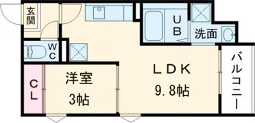 REGALEST 江波東の間取り画像