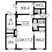 ゼスティ山の手の間取り画像