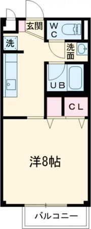 SurplusⅠ宮前Bの間取り画像