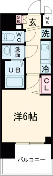 プレサンス神戸長田マリエントの間取り画像