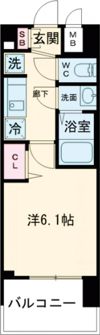 プレサンス神戸長田マリエントの間取り画像