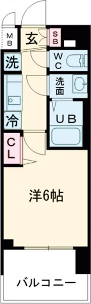 プレサンス神戸長田マリエントの間取り画像