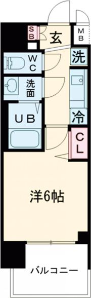 プレサンス神戸長田マリエントの間取り画像