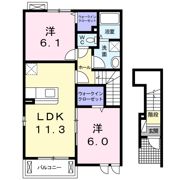 エリタージュCの間取り画像