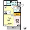 グラナーデ扇Ⅰ Cの間取り画像