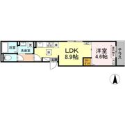 グラナーデ扇Ⅰ Cの間取り画像