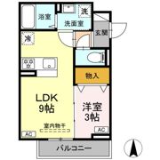 グラナーデ扇Ⅰ Cの間取り画像