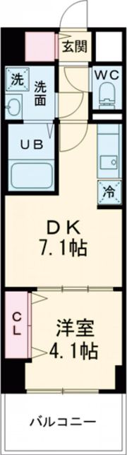 プレサンス神戸セレスティアの間取り画像