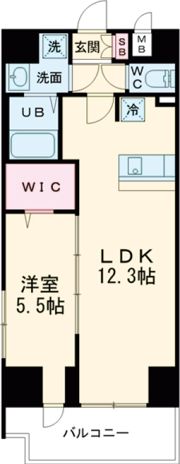 プレサンス神戸セレスティアの間取り画像