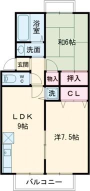 ベルパークKの間取り画像