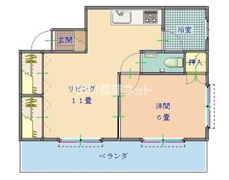 マンション136の間取り画像