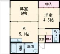 ヴィラナリー長尾 1号棟の間取り画像