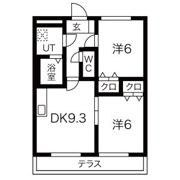 アンプルールブワ Iの間取り画像