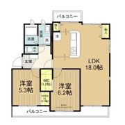 マンション北斗星の間取り画像