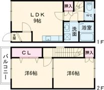 DUPLEX EXCE A棟の間取り画像