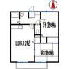 リヴェール中村(管理)の間取り画像