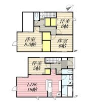 リナージュ岸和田市額原町01の間取り画像