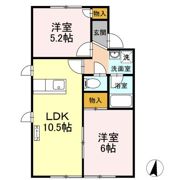 ハイネス自由ヶ丘 Bの間取り画像