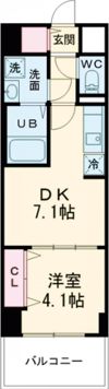 プレサンス神戸セレスティアの間取り画像
