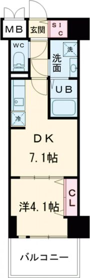 プレサンス神戸セレスティアの間取り画像