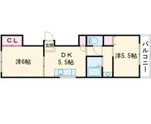 上穂ハイツの間取り画像