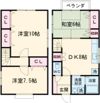 甲田貸家の間取り画像