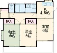 吉永貸家の間取り画像