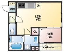 THE NOBLES 周船寺の間取り画像