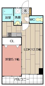 THE SQUARE・Suite Residenceの間取り画像