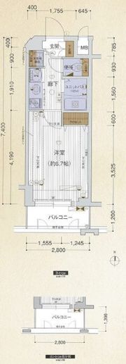 プレサンス京都五条大橋レジェンドの間取り画像