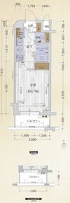 プレサンス京都五条大橋レジェンドの間取り画像
