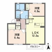 コートクレアールAの間取り画像